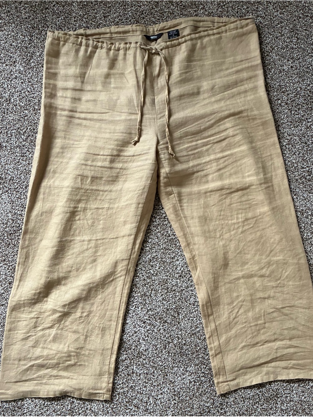 Women’s Drawsting Linen Capris